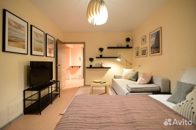 1-к. квартира, 37 м², 2 кровати
1-к. квартира, 37 м², 2 кровати