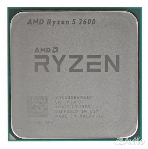 Процессор AMD Ryzen 5 2600 купить в Кропоткине Электроника Авито