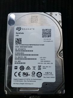 Seagate 4000Gb SATA новый 2.5