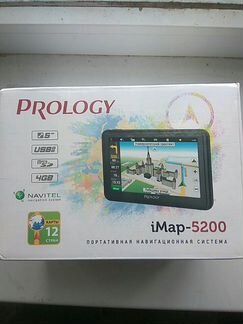 Навигатор Prology iMap-5200 новый