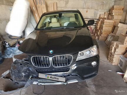 BMW X3 2.0 AT, 2012, внедорожник, битый