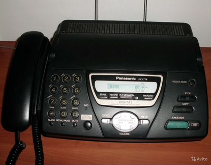 Продам факсимильный аппарат Panasonic KX-FT78RU