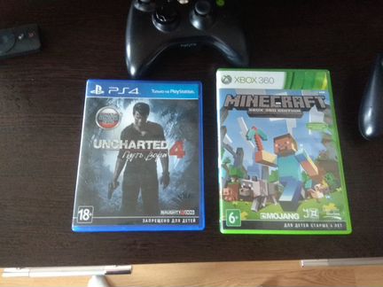 PS4-Uncharted4. Minecraft-xbox360
