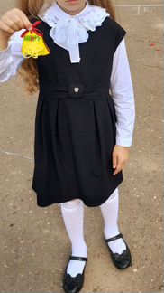 Сарафан школьный с блузкой