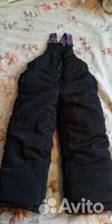 Болоневые штаны зимние для девочки рост 92