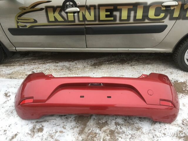 Бампер задний Sandero Сандеро 2 в родной краске