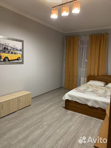 

1-к. квартира, 37 м², 2 кровати