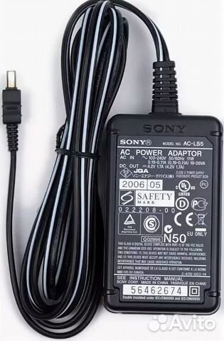 Новые адаптеры Sony AC-LS5, Sony AC-LM5A