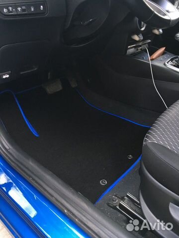 Автоковрики велюровые Kia Rio Премиум качество