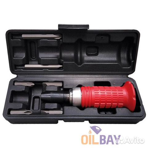 Отвертка ударная с насадками (6 предметов) AVS