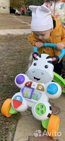 Ходунки каталка Зебра fisher price