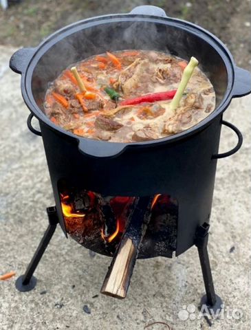 Казан и печь комплект