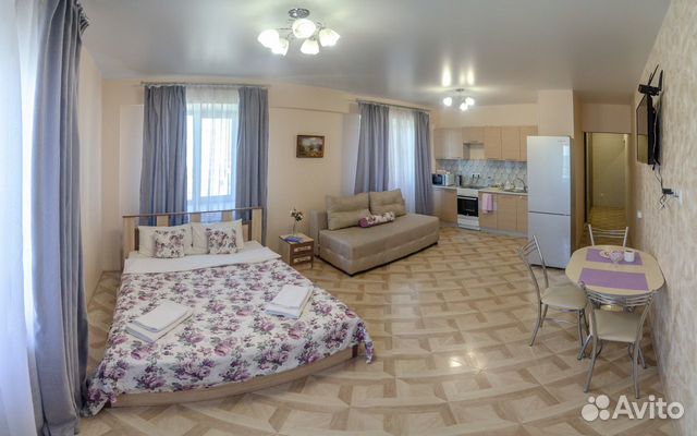 

Квартира-студия, 38 м², 2 кровати