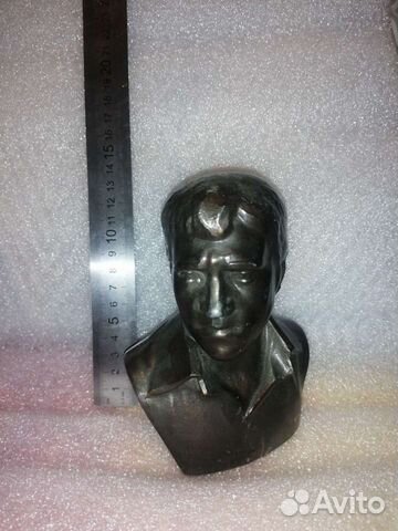 Бюст Владимир Высоцкий, силумин