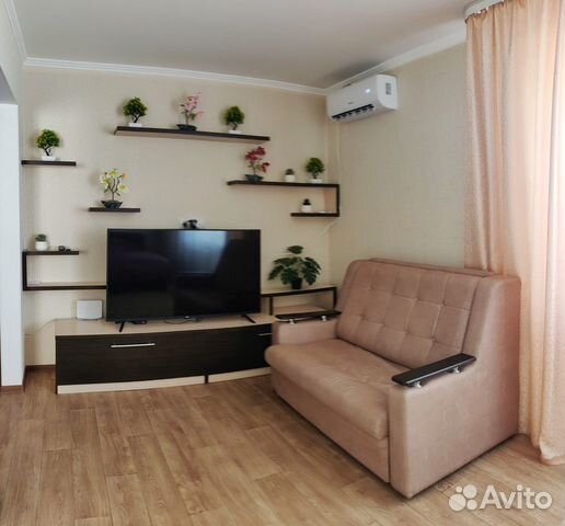 

1-к. квартира, 44 м², 2 кровати