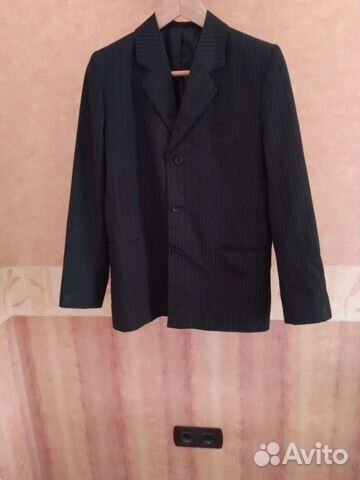 Пиджак школьный для мальчика 164