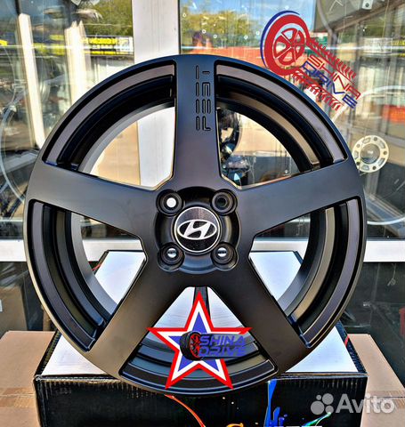 Диски Hyundai R16 4x100 Black Matt