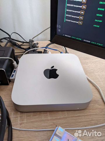 Apple Mac mini m1 8/256 чек, коробка