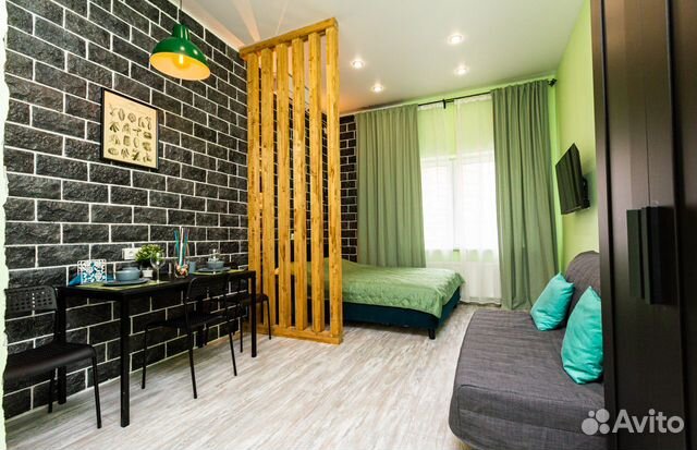 

Квартира-студия, 25 м², 2 кровати