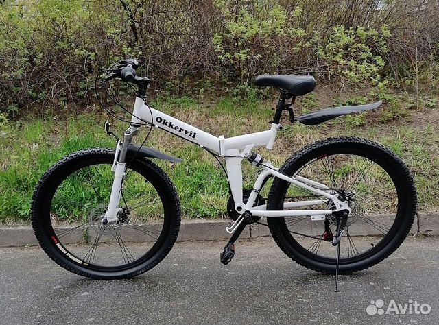Велосипед складной 2-х подвес Okk FS 21 скор. 26