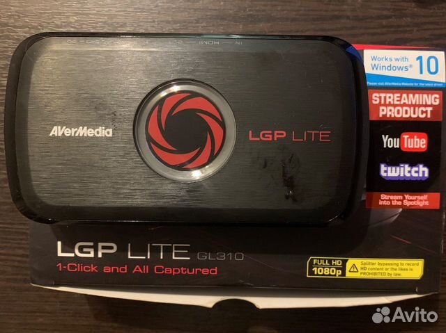 Карта видеозахвата avermedia lgp lite gl310