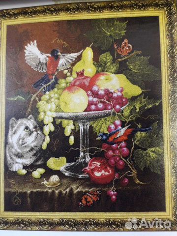 Набор для вышивки крестиком Ваза с фруктами