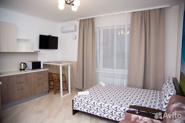

Квартира-студия, 32 м², 2 кровати