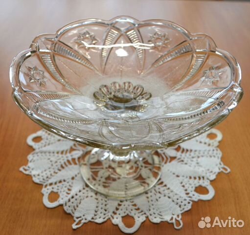 Ваза на ножке - фруктовница, конфетница времёнссср