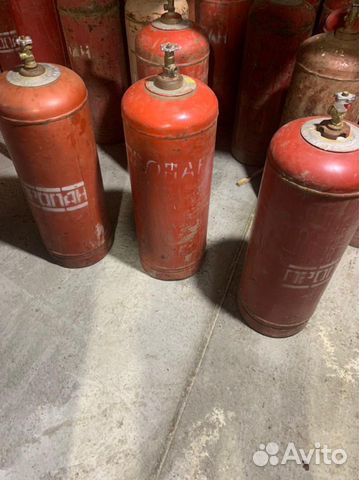 Газовые баллоны-пропан. Технический газ