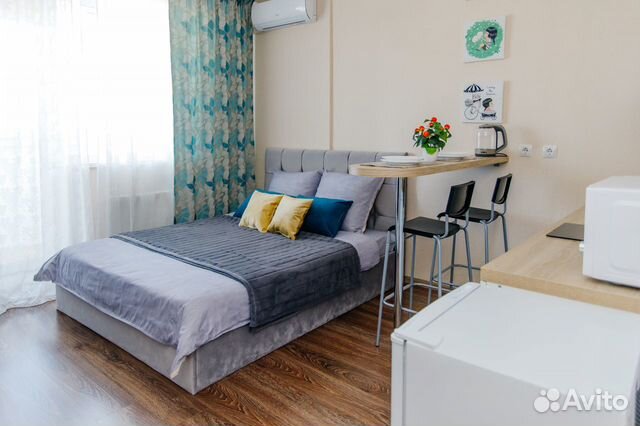 

Квартира-студия, 30 м², 1 кровать