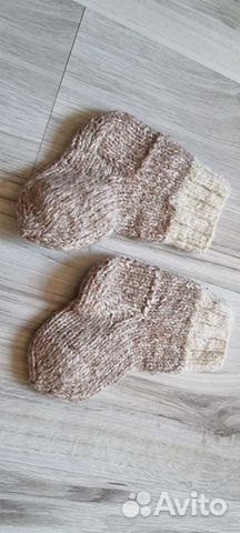 Носки шерстяные ребёнку, 14 см