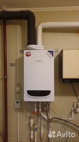 Корейские газовые котлы 13кВт турбо новые