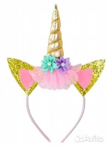 Ободок единорог новый