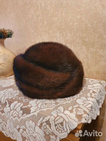 Шапка норковая женская р. 58