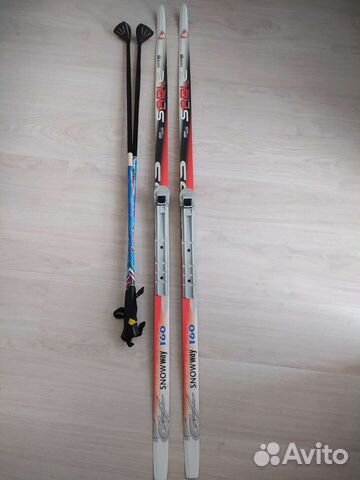 Лыжи с насечками 160