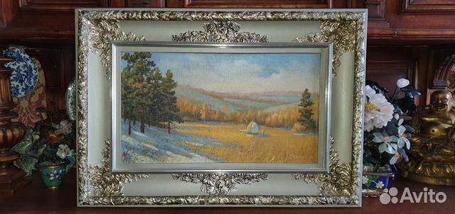 Александр Выпов « Пейзаж со стогом »