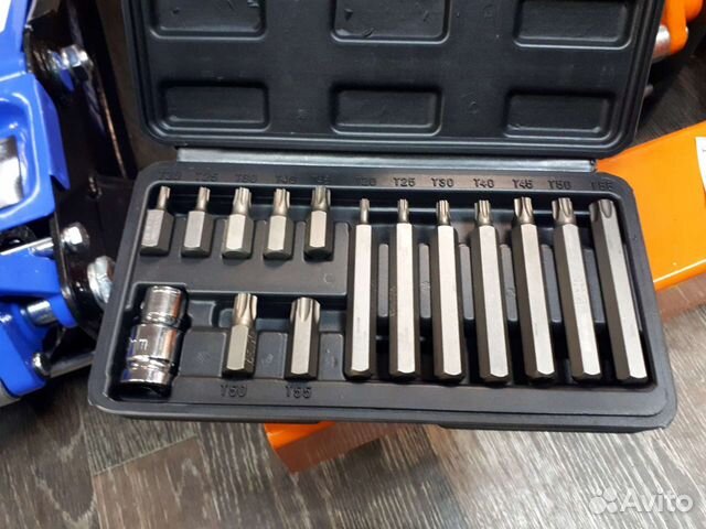 Набор бит Torx 15пр Т20-Т55