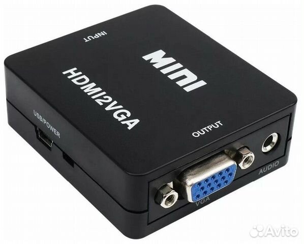 Цифровой конвертер hdmi to VGA с питанием