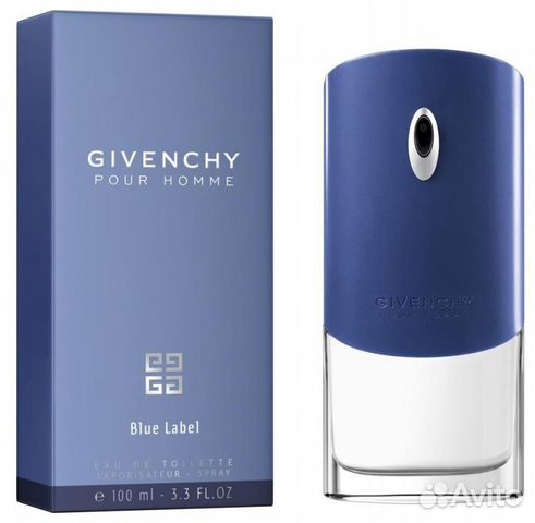 Мужской парфюм Givenchy Pour Homme Blue Label