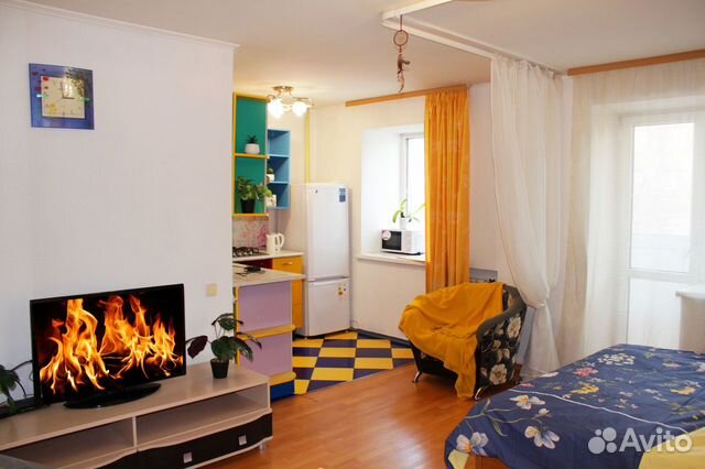 

Квартира-студия, 30 м², 2 кровати