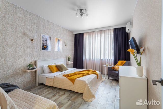 

1-к. квартира, 49 м², 3 кровати