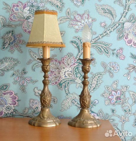 Пара настольных ламп из Италии