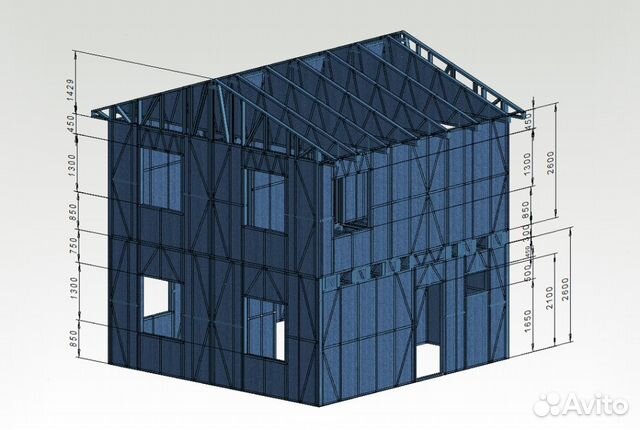 Лстк каркас быстровозводимого дома