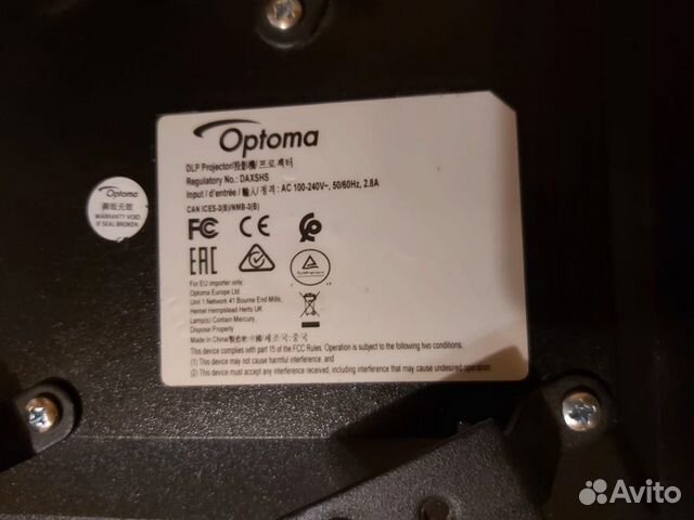 Проектор Optoma x343e в отличном состоянии