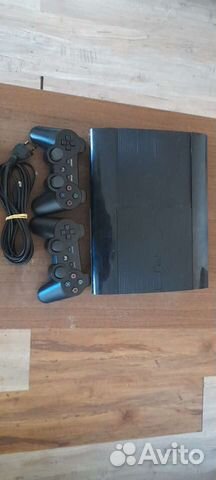 Sony PS3 super slim +500 игр+2 геймпада