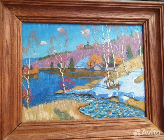 Картина маслом на холсте Юдин И.Д 