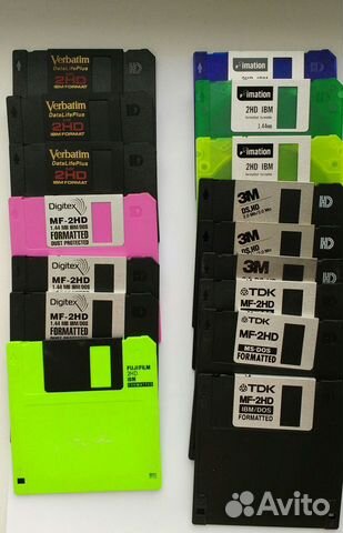 Дискеты Б/у 3.5 и 5.25 дюйма