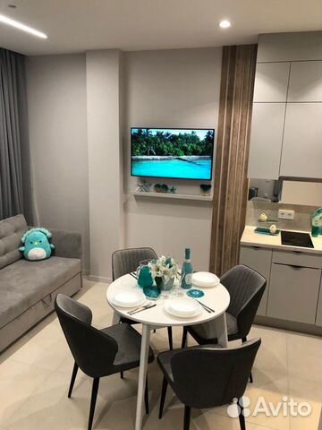 

Квартира-студия, 42 м², 2 кровати