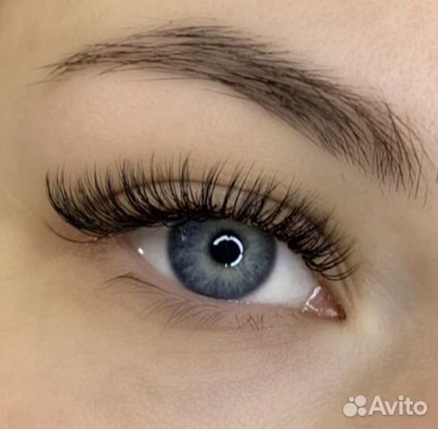 Наращивание ресниц на дому
