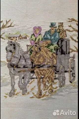 Вышивка крестом готовые картины